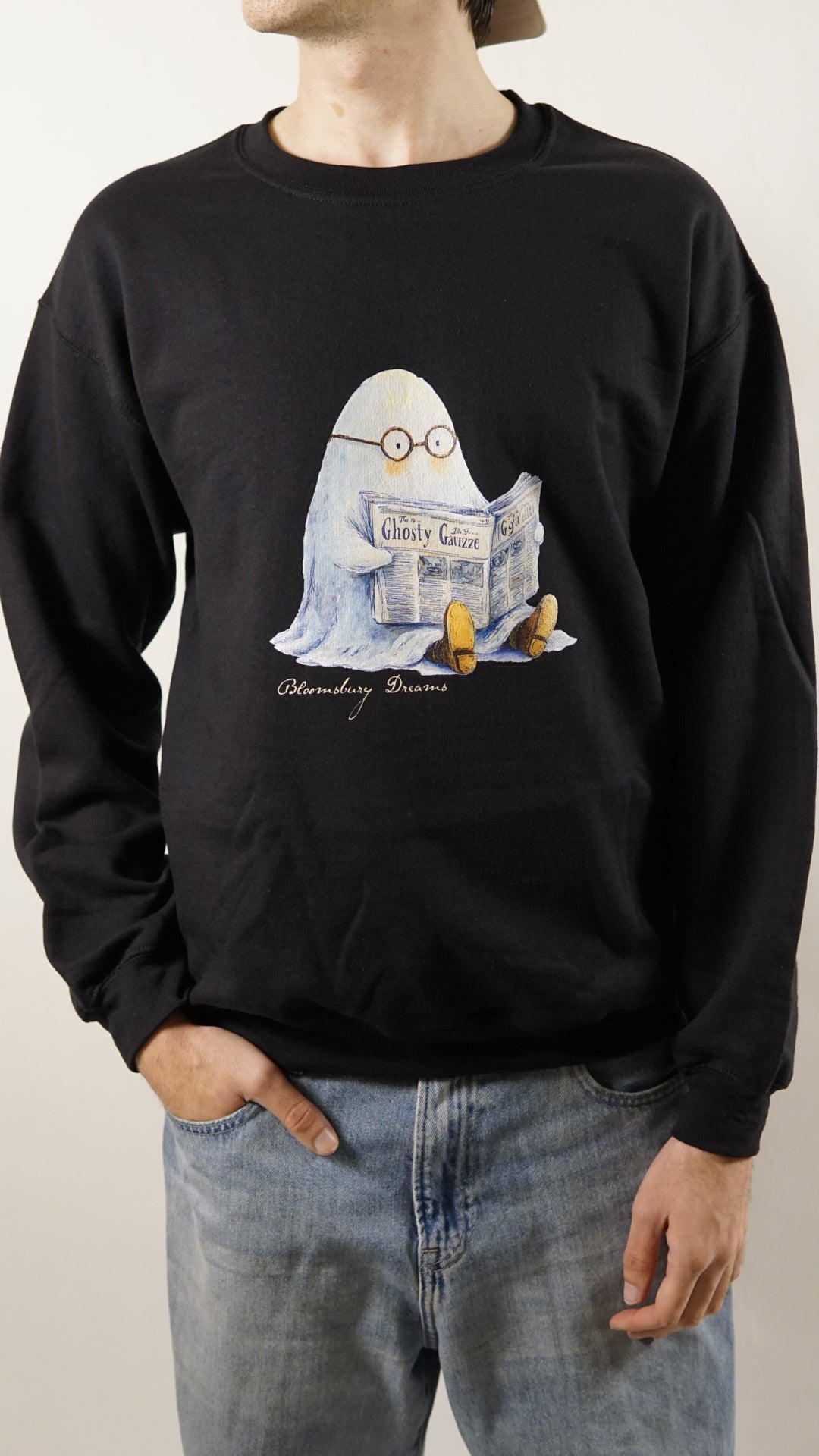 Ghostly Reads Crewneck Sweater