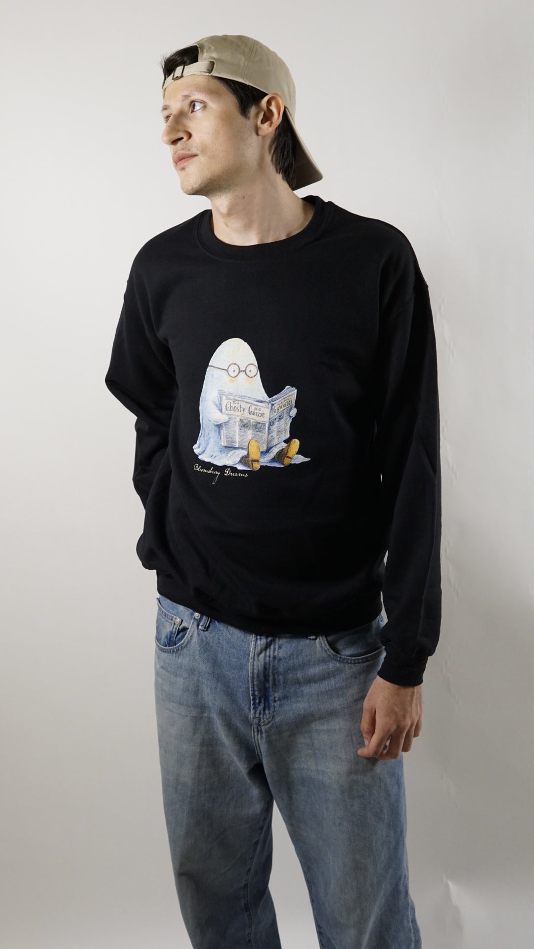 Ghostly Reads Crewneck Sweater