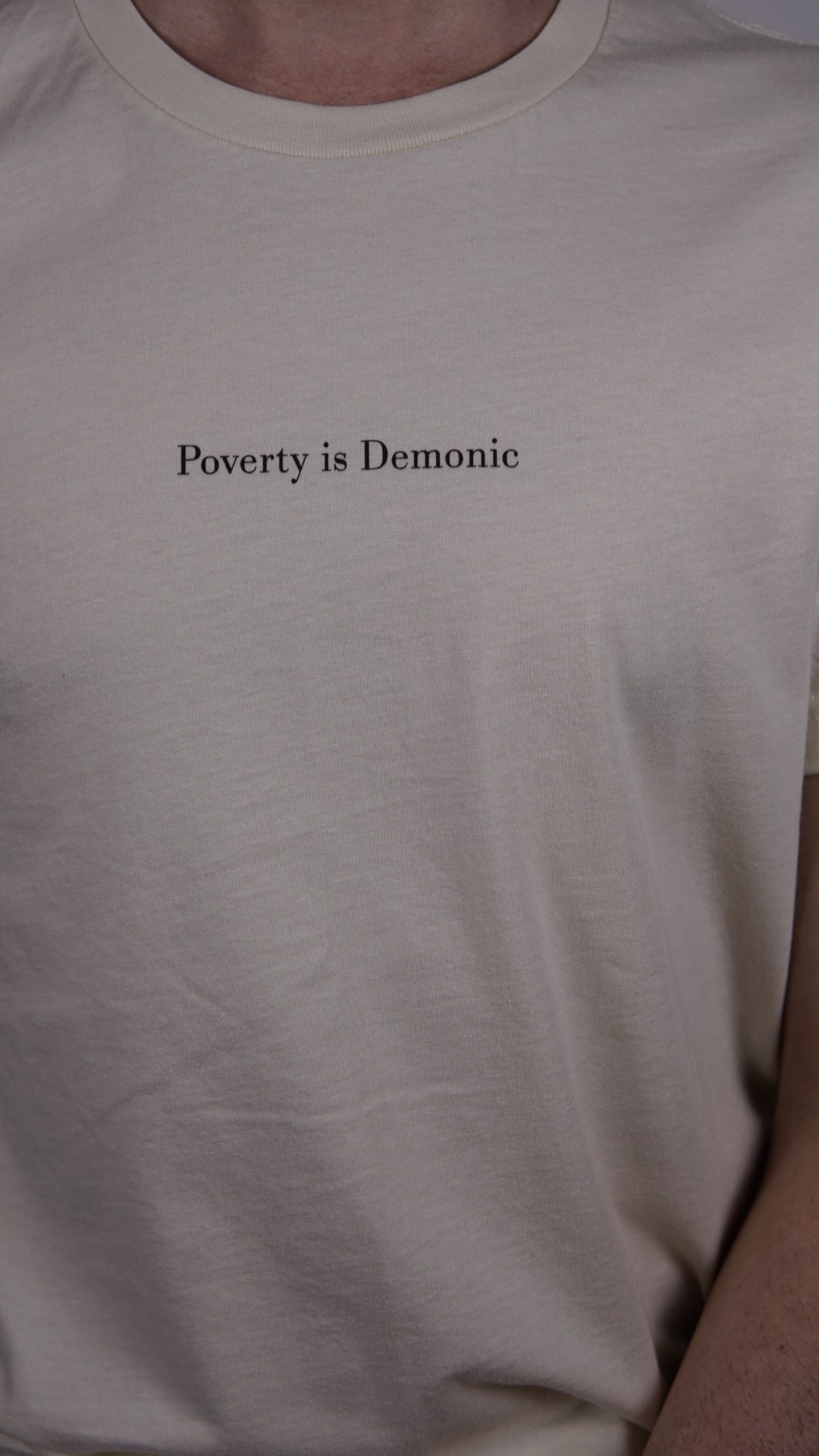 Poverty is Demonic Tee
